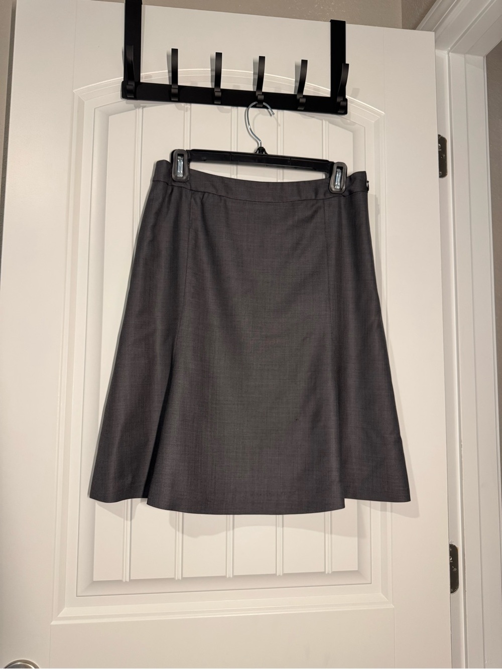 A-Line Women's Skirt in Charcoal Gray
